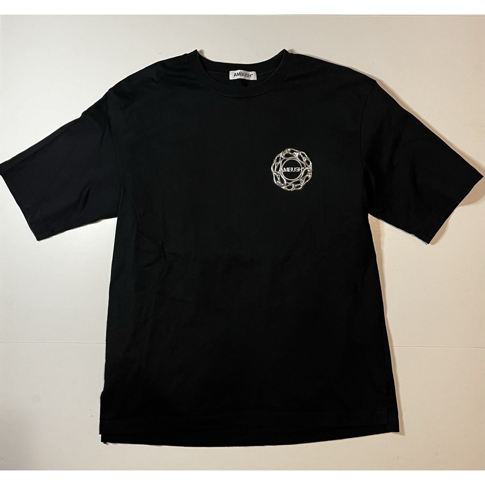 Ambush Ssense Exclusive Fire Logo T-Shirt Black Size 1